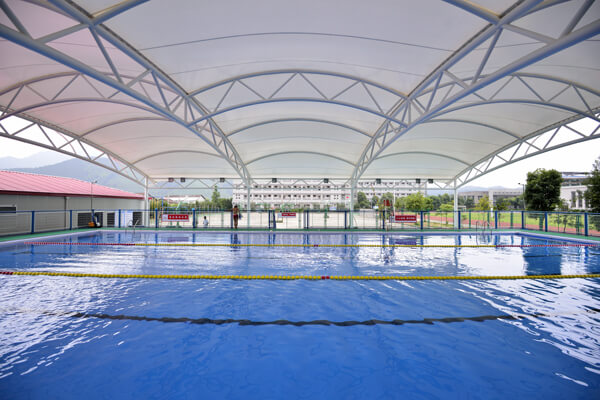 洛阳健身中心拼装式游泳池水处理项目