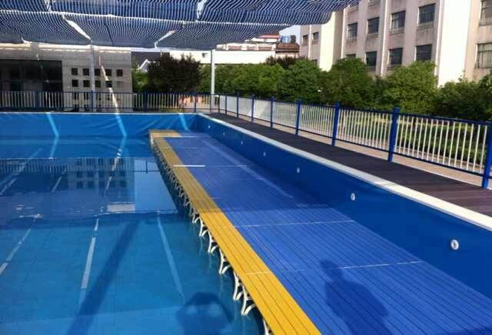 福州别墅区钢结构游泳池案例